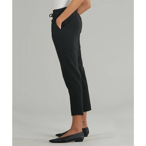 ATM Anthony Thomas Melillo Womens XS Pants Micro Twill Pull On Solid Black $295 - Picture 3 of 9